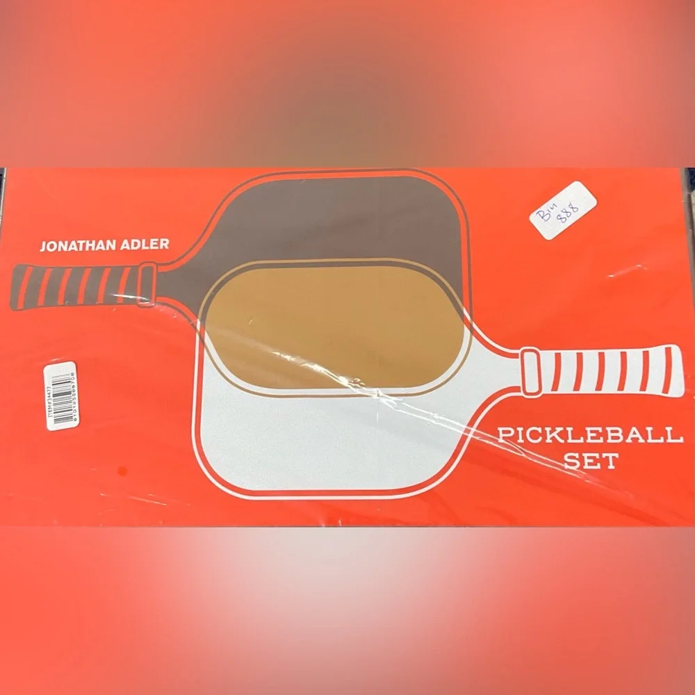 NEW IN BOX JONATHAN ADLER EDEN PICKLEBALL SET AMAZING GIFT OR FOR YOURSELF